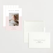 "Cherished" - Birth Announcements in Peony by Kasia Labocki - Assembled