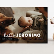 "meet me" - Birth Announcements in Cloud by Snow and Ivy - Front