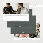 "The Chic Side" - Birth Announcements in Ink by Carolyn MacLaren - Back of Card Options