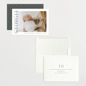 "The Chic Side" - Birth Announcements in Ink by Carolyn MacLaren - Assembled
