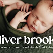 "The simplest" - Birth Announcements in Salt by Lea Delaveris - Detail