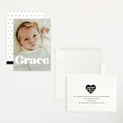 "name" - Birth Announcements in Pearl by Lori Wemple - Assembled