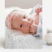"cupcake" - Birth Announcements in Marshmallow by chocomocacino - Front
