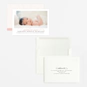 "Graceful Entrance" - Birth Announcements in Flamingo by Jessica Williams - Assembled