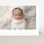 "classic baby" - Birth Announcements in Cement by Sara Hicks Malone - Front