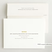 "Gingham" - Birth Announcements in Marigold by Jessie Steury - FREE Recipient Addressing