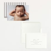 "certified cute" - Birth Announcements in Snow by Sara Hicks Malone - Assembled