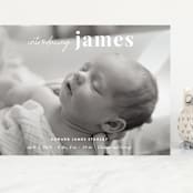 "Introduction" - Birth Announcements in Cloud by Sara Hicks Malone - Front