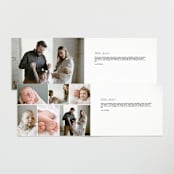 "Two Cute" - Birth Announcements in Silk by Creo Study - Interior Options