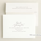 "Cutie" - Birth Announcements in Pearl by Hooray Creative - FREE Recipient Addressing