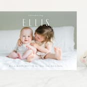 "in name only" - Birth Announcements in Whipped Cream by Jennifer Wick - Front
