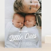 "Vintage" - Birth Announcements in Bunny by Sarah Cohn - Front