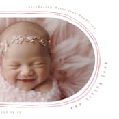 "Bundle of Joy" - Birth Announcements in Gumdrop by Creo Study - Detail