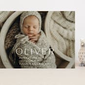 "moondance" - Birth Announcements in Dew by Sara Hicks Malone - Front
