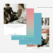 "meet me" - Birth Announcements in Cloud by Snow and Ivy - Back of Card Options