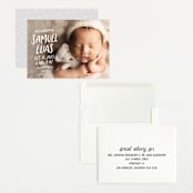 "All write" - Birth Announcements in Cloud by Lea Delaveris - Assembled