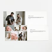 "On The Horizon" - Birth Announcements in Obsidian by Kaydi Bishop - Interior Options