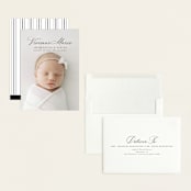 "Enchanted Love" - Birth Announcements in Noir by Ashlee Townsend - Assembled
