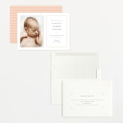 "Name Plate" - Birth Announcements in Melon by Stacey Meacham - Assembled