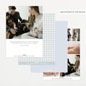"Charming" - Birth Announcements in Cloud by Lea Delaveris - Back of Card Options