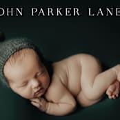 "Typeset" - Birth Announcements in Cotton by Megan Davis - Detail