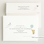 "Disney Sweetest Adventure" - Birth Announcements in Cloud by Heather Schertzer - FREE Recipient Addressing