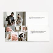 "Disney's Winnie The Pooh Night Sky" - Birth Announcements in Cotton by Angela Thompson - Interior Options
