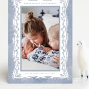 "Baby Frame" - Birth Announcements in Cornflower by Chris Griffith - Front