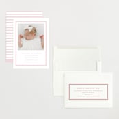 "Sweetest Scallop" - Birth Announcements in Petal by Emily Betts - Assembled