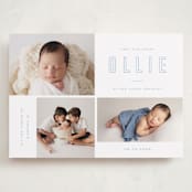 "sweet gallery" - Birth Announcements in Sky by Kristie Kern - Front