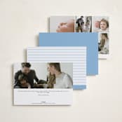 "sweet gallery" - Birth Announcements in Sky by Kristie Kern - Back of Card Options