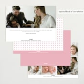 "Teeny Tiny Love" - Birth Announcements in Petal by Sara Hicks Malone - Back of Card Options