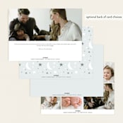 "So Proud" - Birth Announcements in Sky by Carolyn MacLaren - Back of Card Options