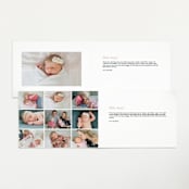 "Watercolor bouquet" - Birth Announcements in Peach by Stacey Meacham - Interior Options