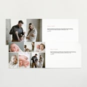 "Prim" - Birth Announcements in Petal by Melissa Egan of Pistols - Interior Options