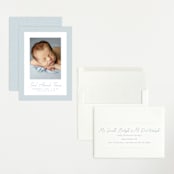 "Corduroy" - Birth Announcements in Sky by Lea Delaveris - Assembled