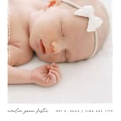 "Edgy" - Birth Announcements in Snow by Pixel and Hank - Detail