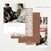 "fresh air" - Birth Announcements in Rust by Stacey Meacham - Back of Card Options