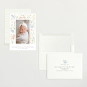 "Baby Garden" - Birth Announcements in Sky by Eve Schultz - Assembled