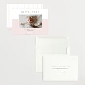 "Cherished" - Birth Announcements in Peony by Kasia Labocki - Assembled