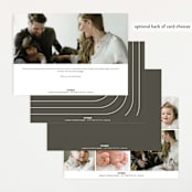 "Simple Photo" - Birth Announcements in Almond by Brianne Larsen - Back of Card Options