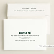 "Boldly Named" - Birth Announcements in Forest by Anna Elder - FREE Recipient Addressing