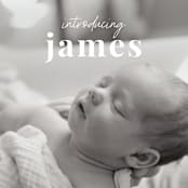 "Introduction" - Birth Announcements in Cloud by Sara Hicks Malone - Detail