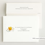 "Our Little Hunny" - Birth Announcements in Honey by Oma N. Ramkhelawan - FREE Recipient Addressing