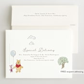 "Winnie Adventure" - Birth Announcements in Sand by frau brandt - FREE Recipient Addressing