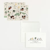 "Hundred Acre Wood" - Birth Announcements in Natural by Heather Schertzer - Assembled