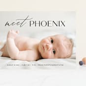 "Sweet Introduction" - Birth Announcements in Ink by Chryssi Tsoupanarias - Front