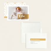 "Magazine Block" - Birth Announcements in Marigold by Maria Hilas-Louie - Assembled