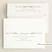 "Dottie" - Birth Announcements in Sweet Pea by Erin L. Wilson - FREE Recipient Addressing