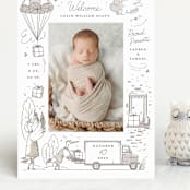 "Special Delivery" - Birth Announcements in Slate by Morgan Ramberg - Front